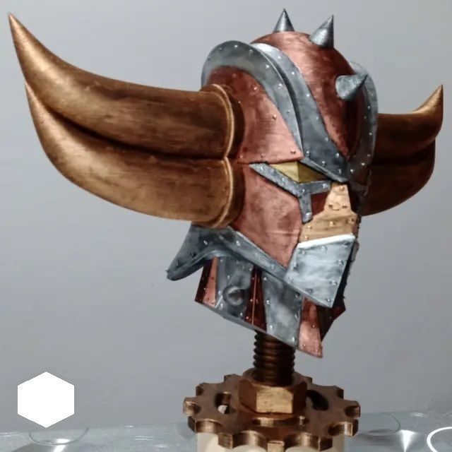 Grendizer classic bust 3D print model_8