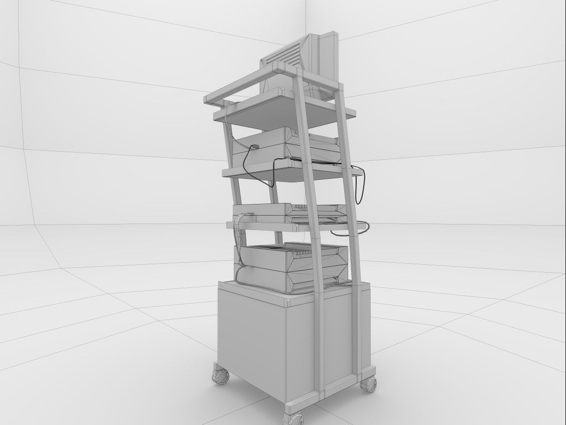 rack for medical equipment 1 3D model_3