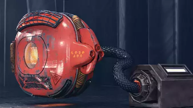 ancient sci fi war machine 3D model