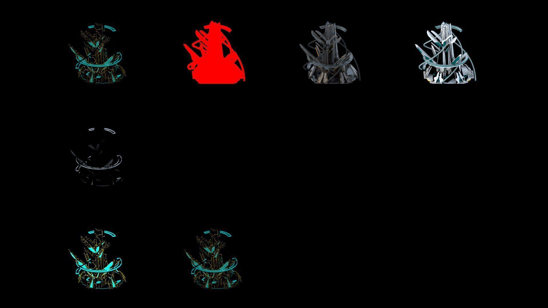 Sci-Fi Futuristic Future City Skyscraper Building 49 3D model_4