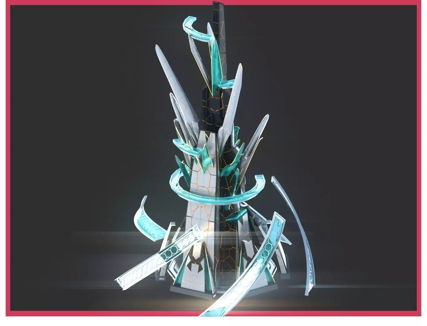 Sci-Fi Futuristic Future City Skyscraper Building 35 3D model_0