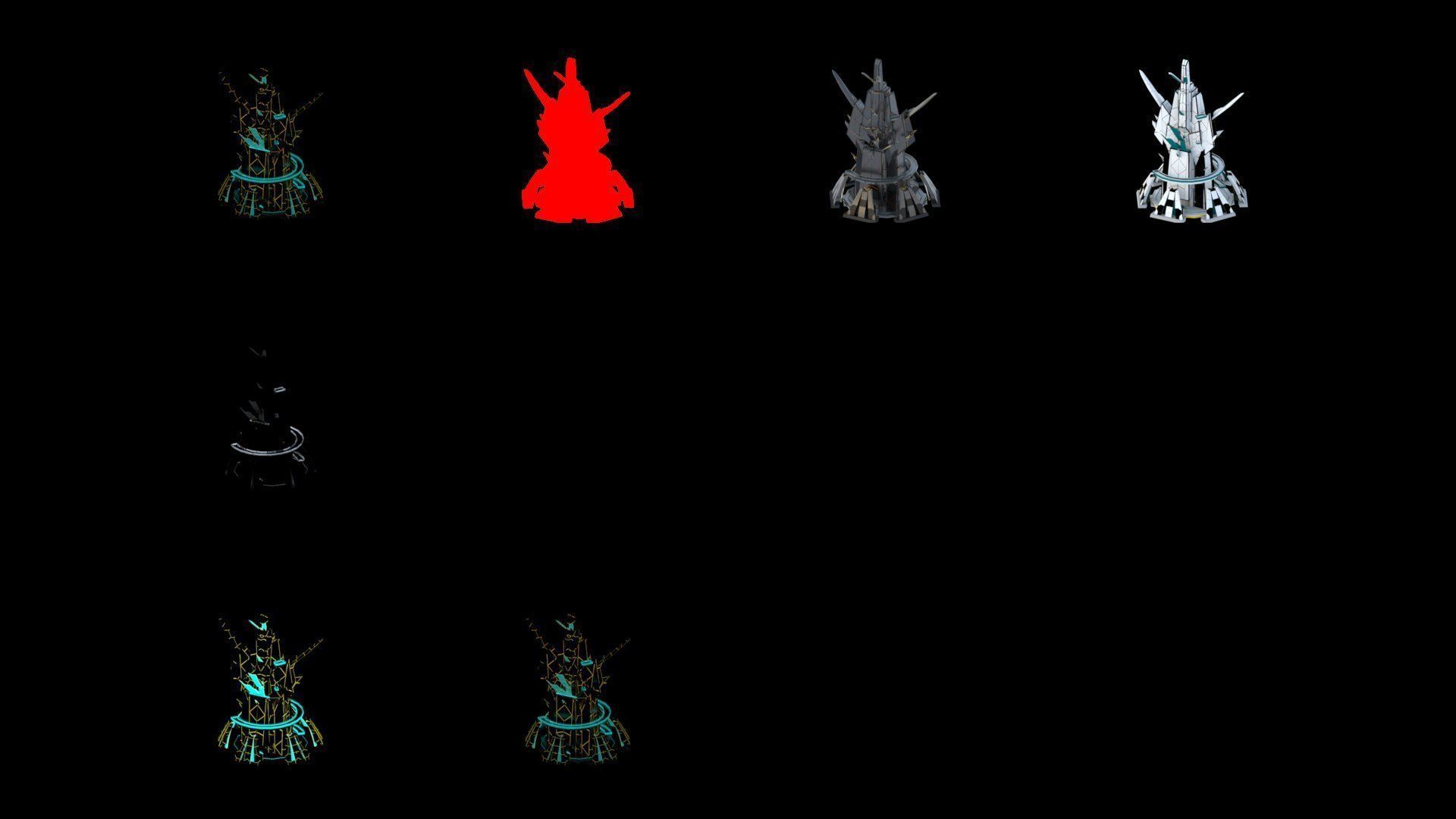 Sci-Fi Futuristic Future City Skyscraper Building 33 3D model_4