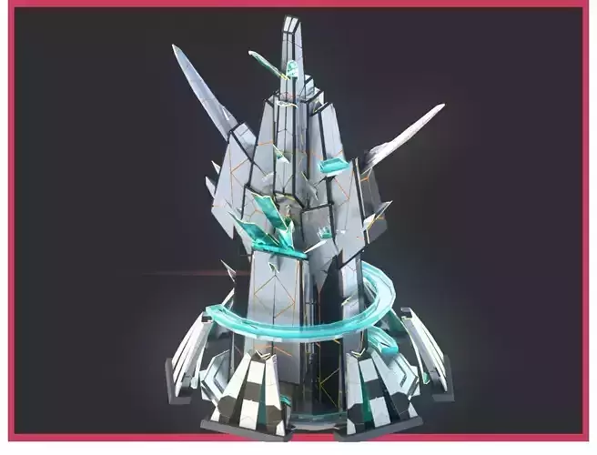 Sci-Fi Futuristic Future City Skyscraper Building 33 3D model