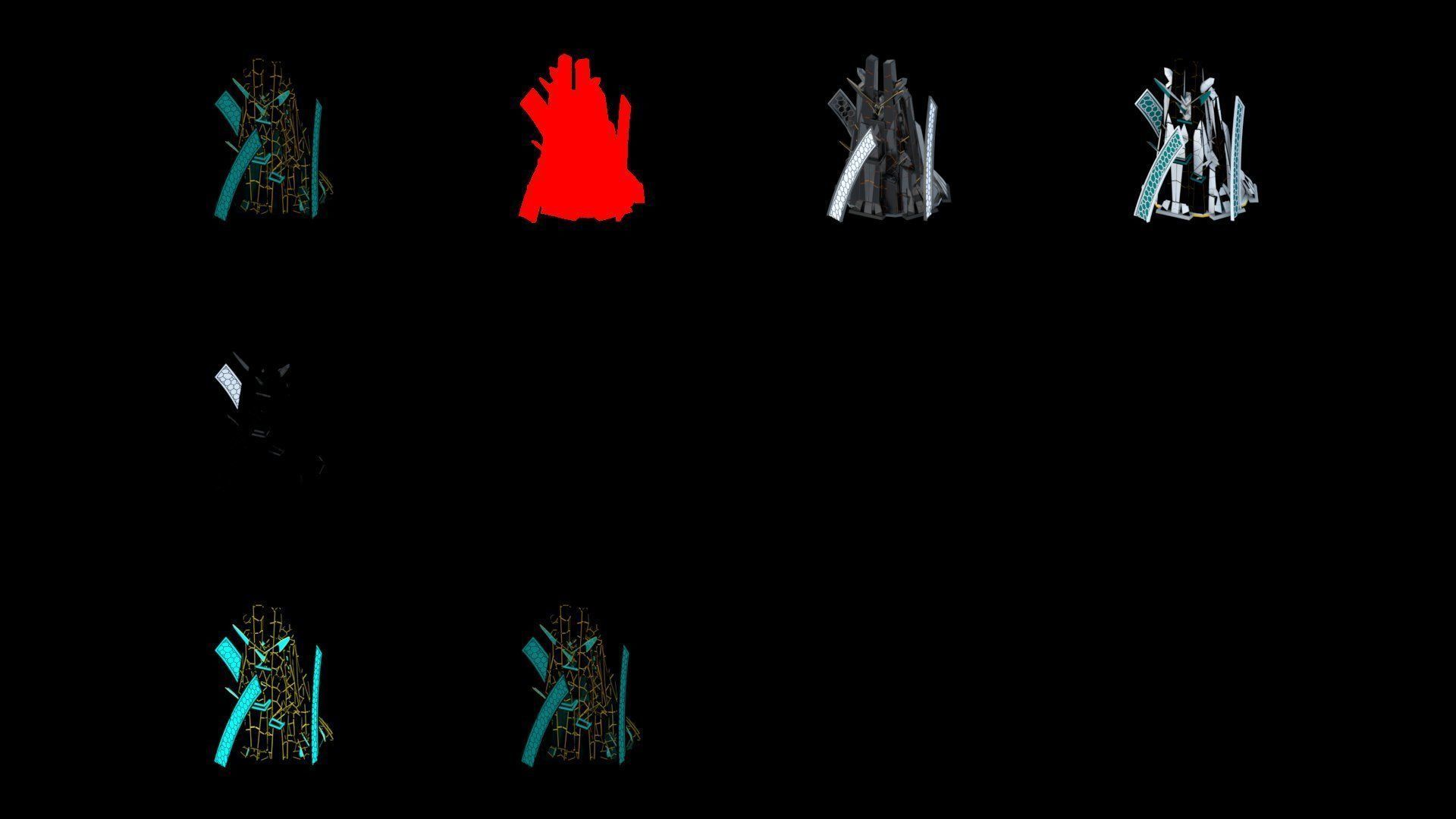 Sci-Fi Futuristic Future City Skyscraper Building 30 3D model_4