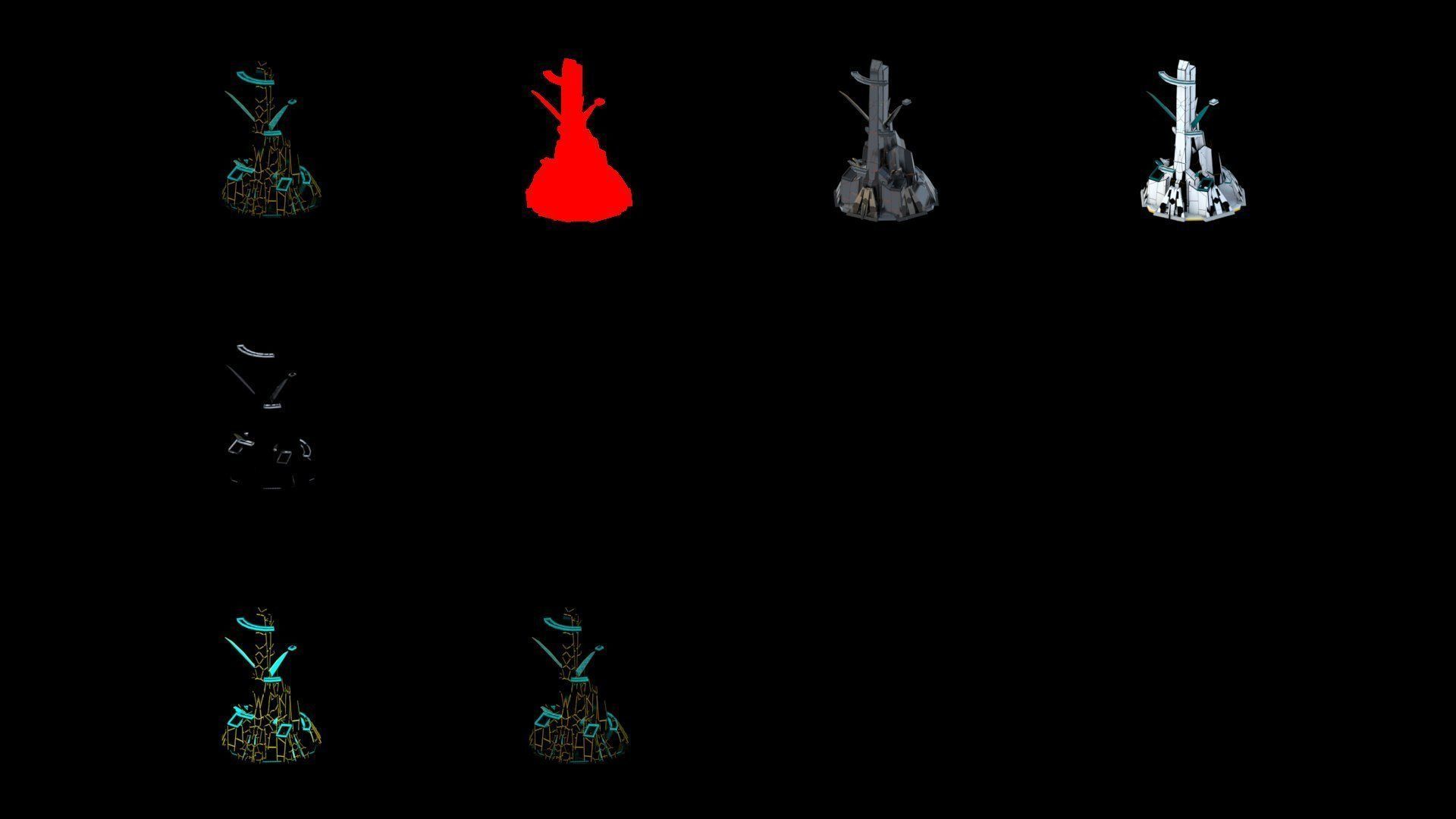 Sci-Fi Futuristic Future City Skyscraper Building 29 3D model_4