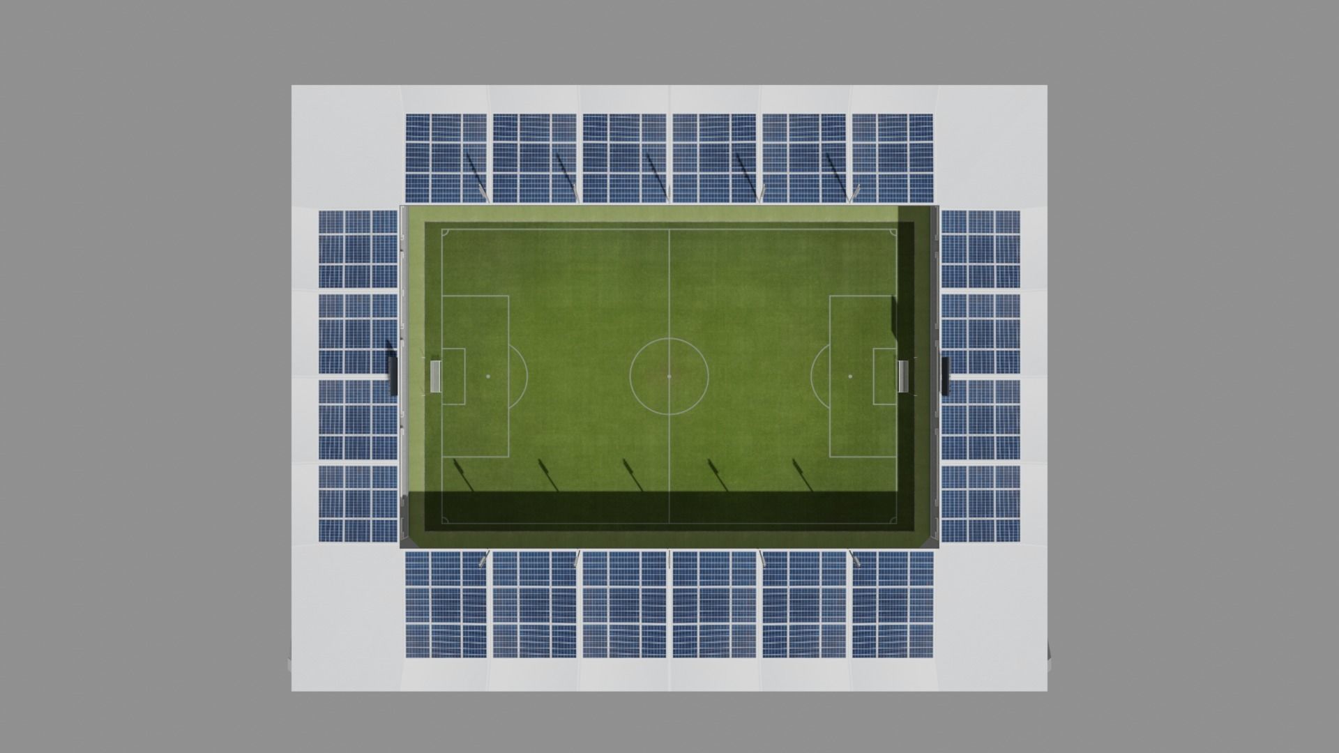 Stade de la Tuiliere Lausanne Switzerland Low-poly 3D model_5