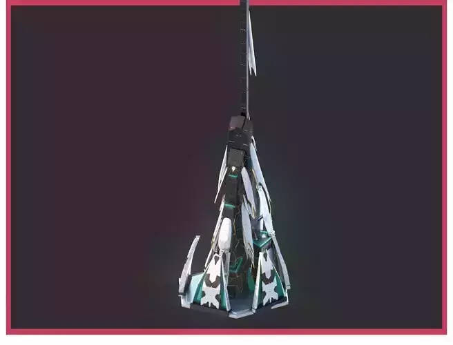 Sci-Fi Futuristic Future City Skyscraper Building 2 3D model