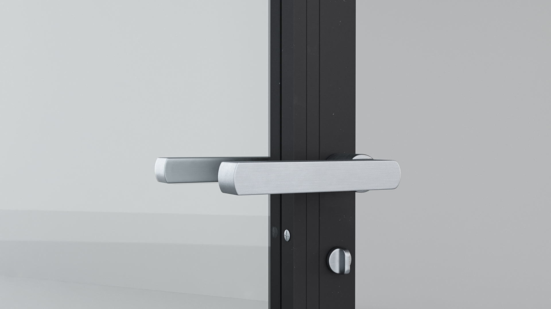 Aluminium door 11 3D model_4