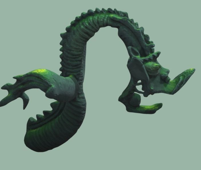 hand dragon Free 3D model_2