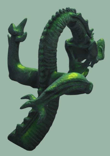 hand dragon Free 3D model_1