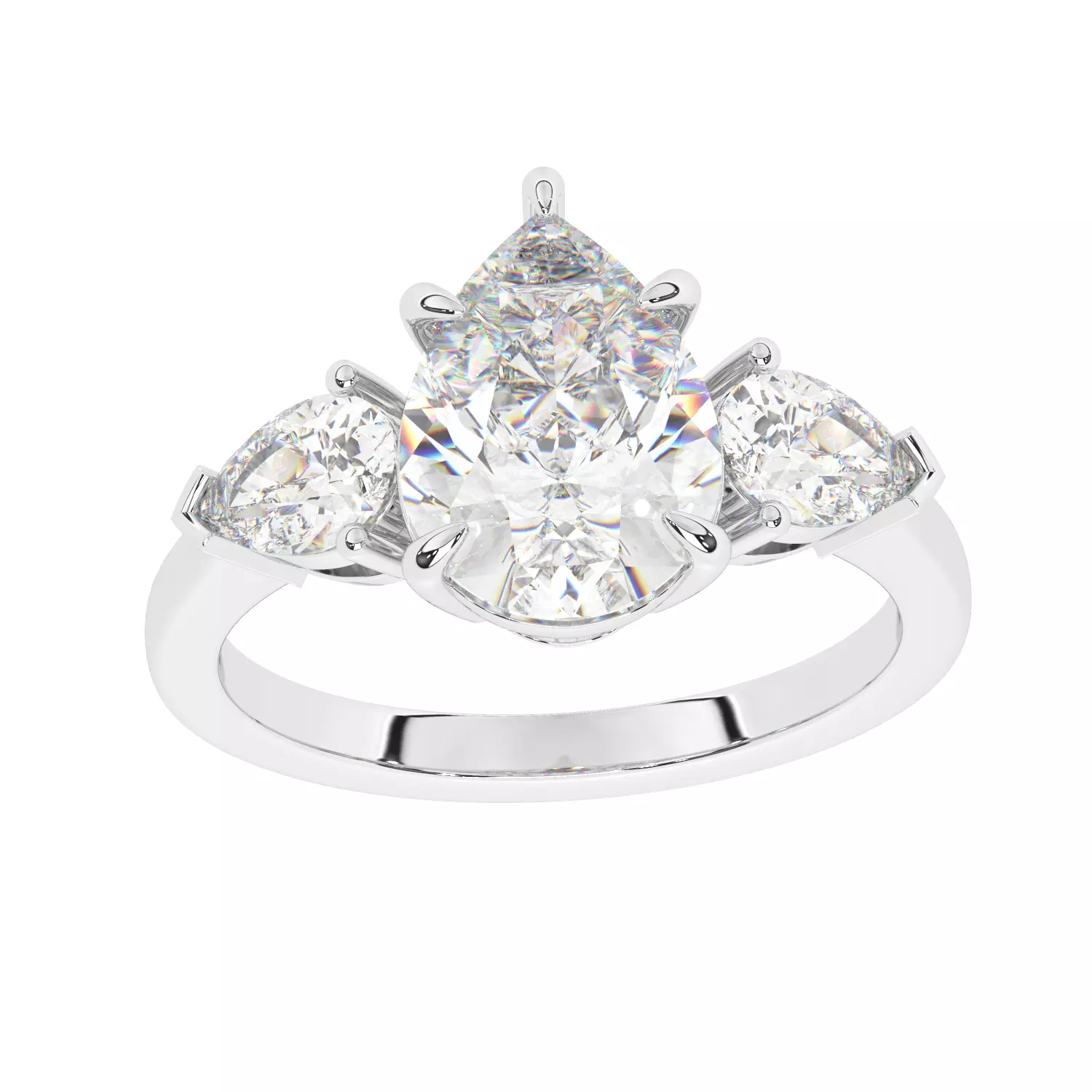 Pear Ring 3D print model_0