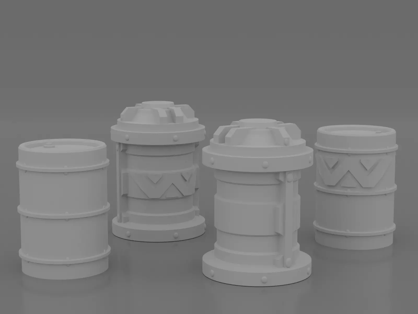 barrel barrels for warhammer 3D print model