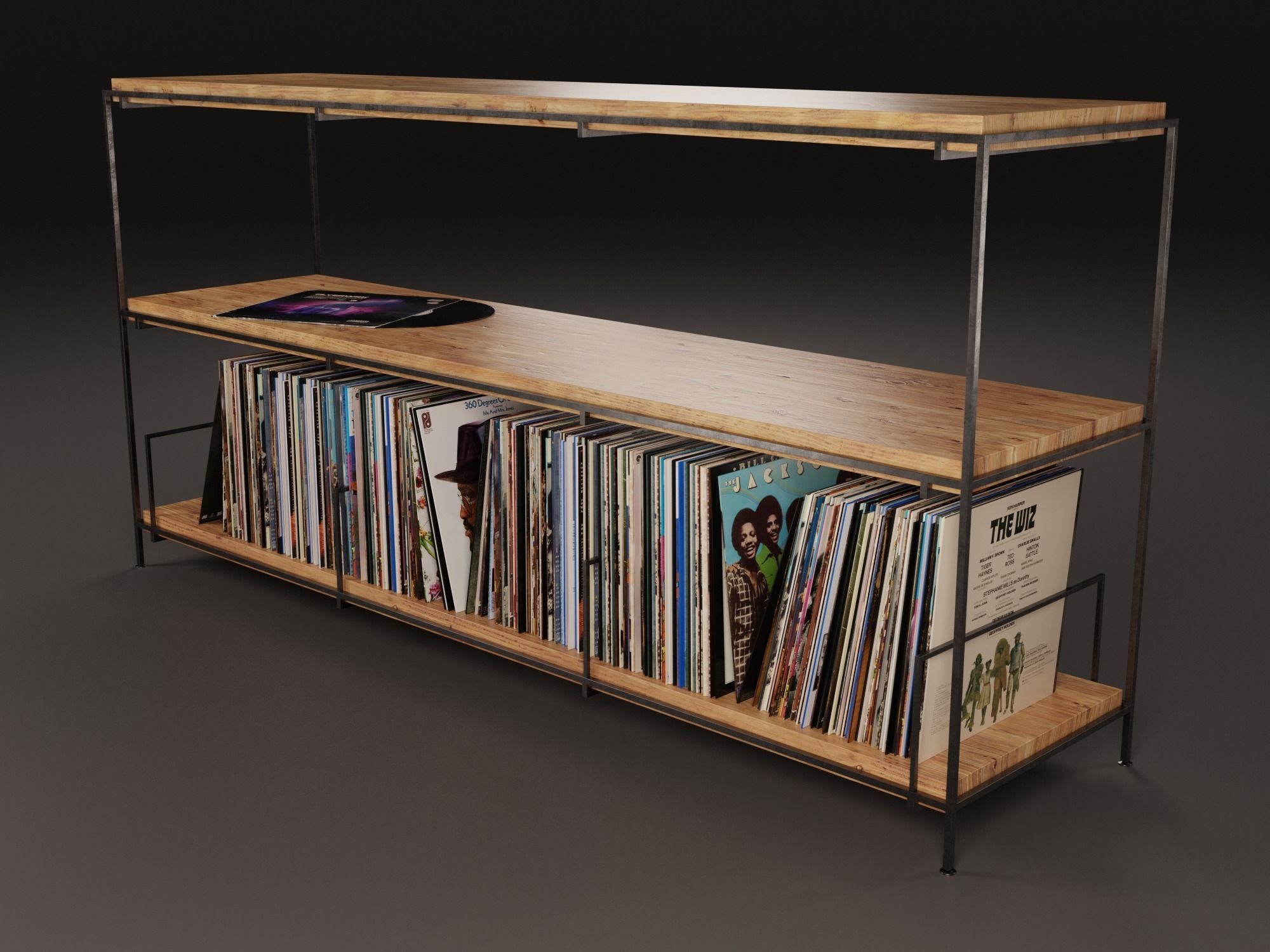 Vinyl Storage No20 3D model_3