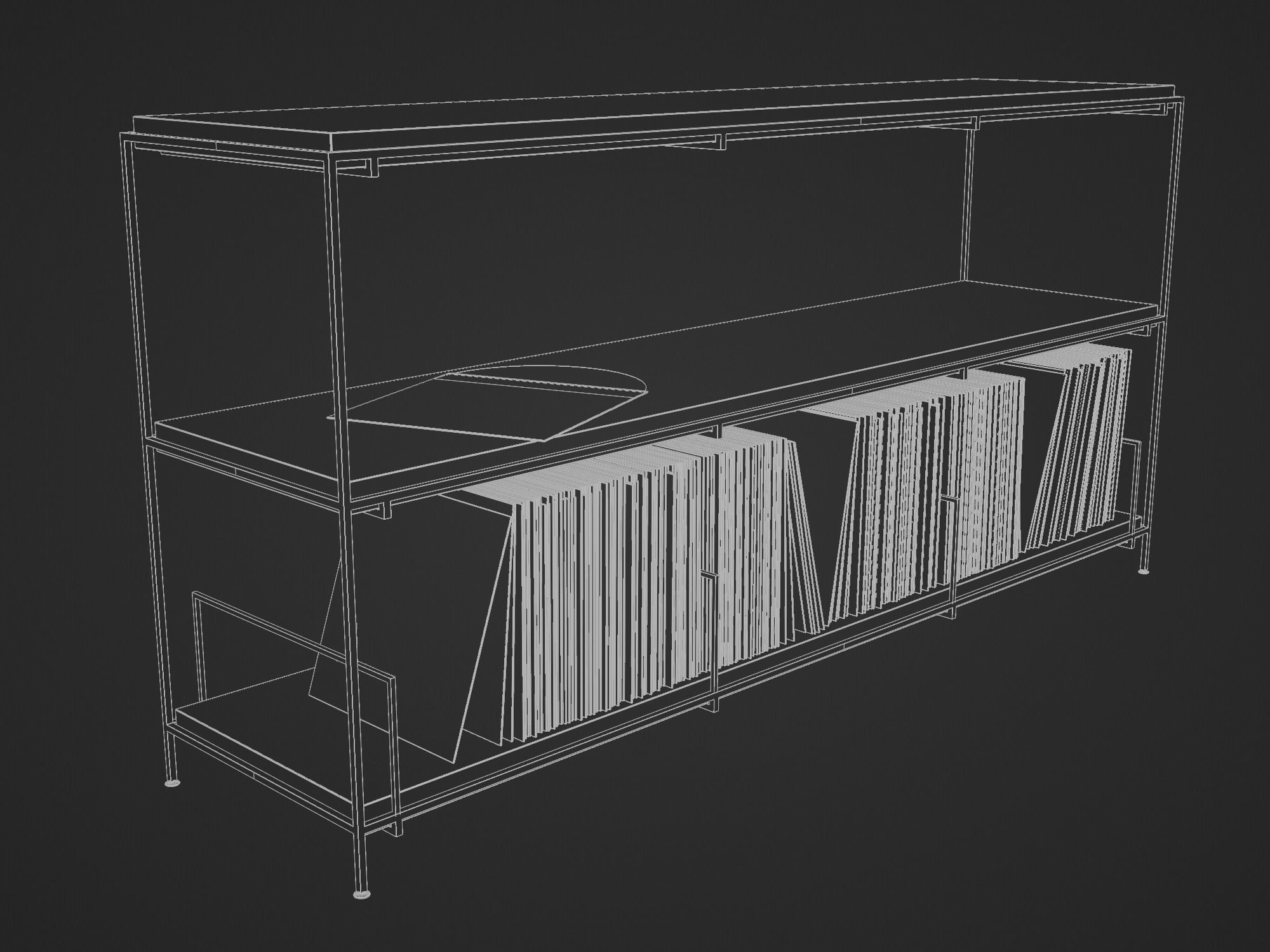 Vinyl Storage No20 3D model_21