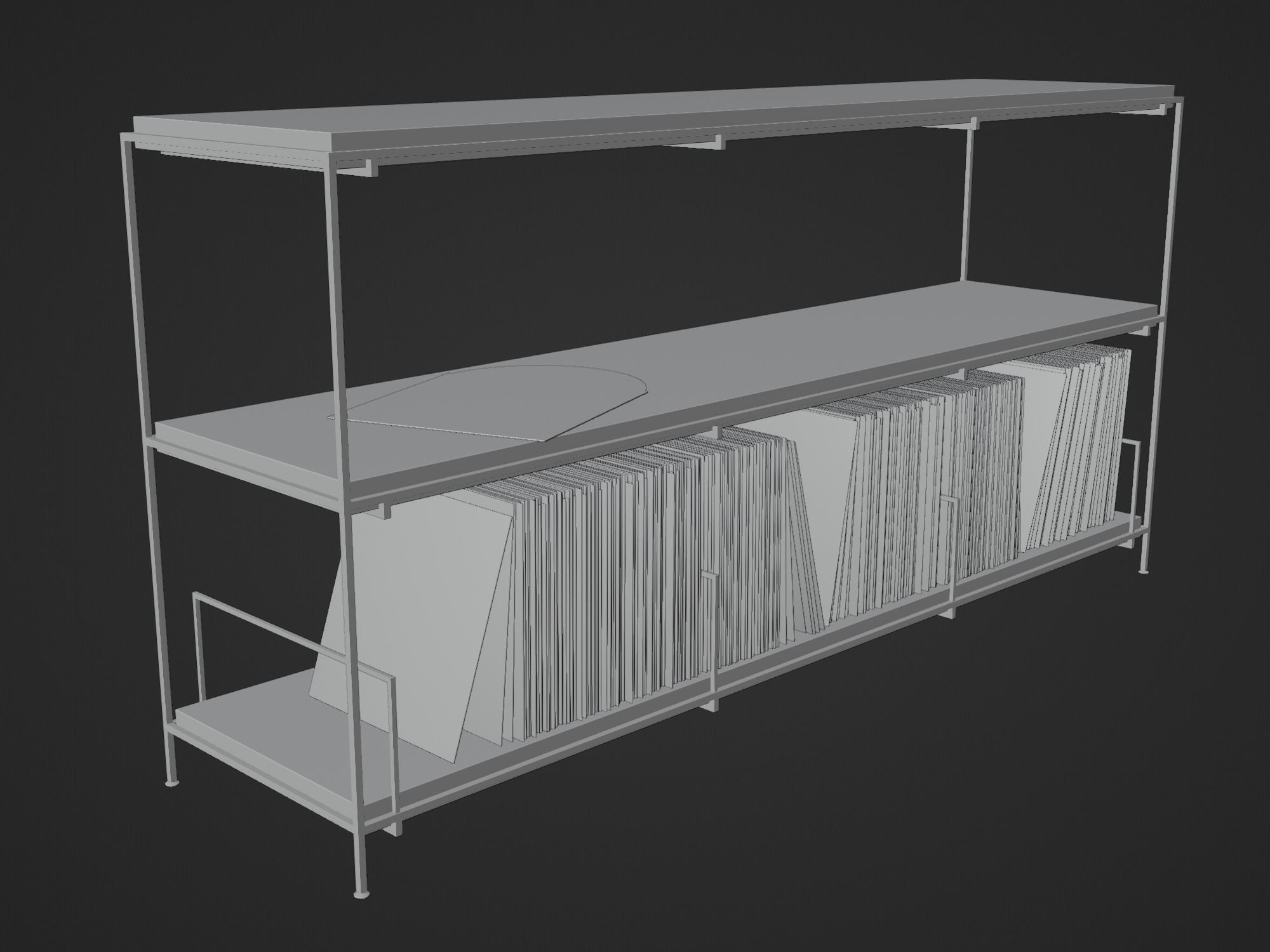 Vinyl Storage No20 3D model_17