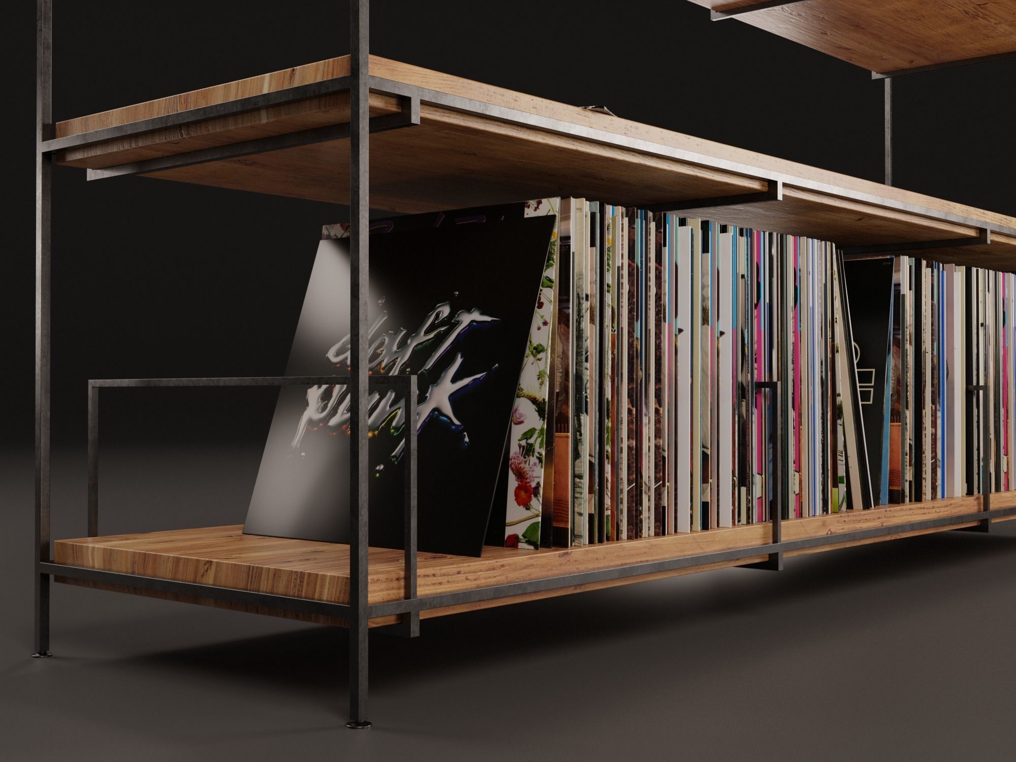 Vinyl Storage No20 3D model_5