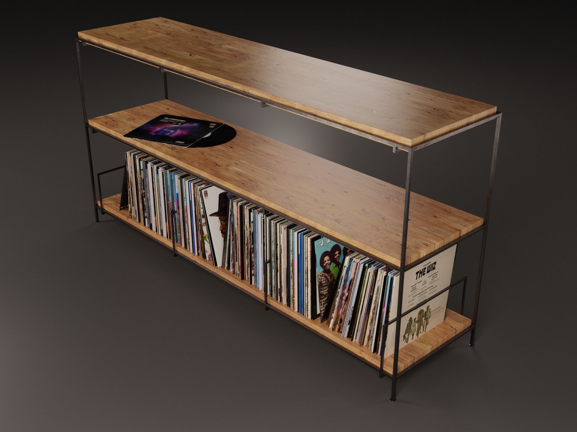 Vinyl Storage No20 3D model_7
