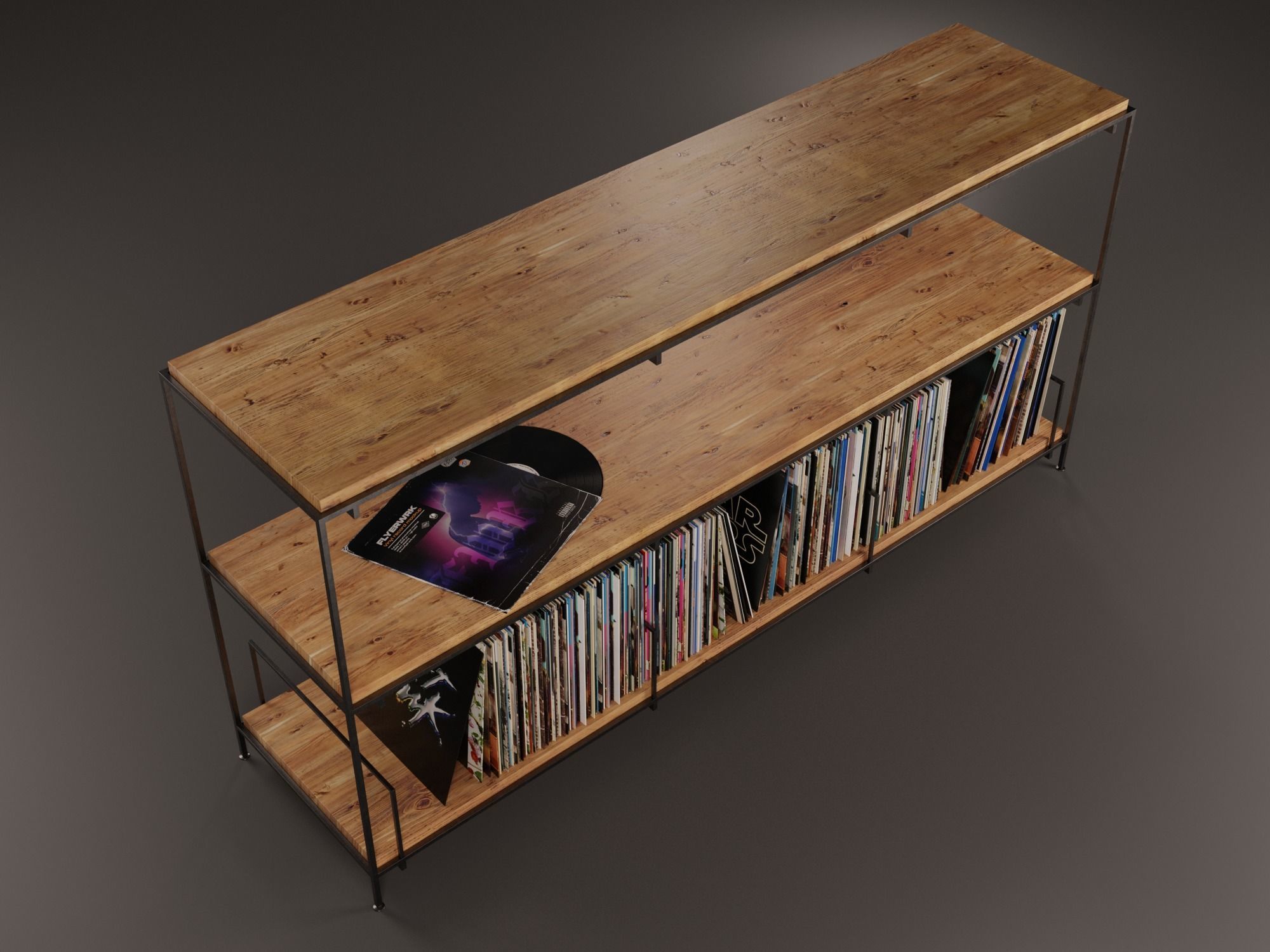 Vinyl Storage No20 3D model_6