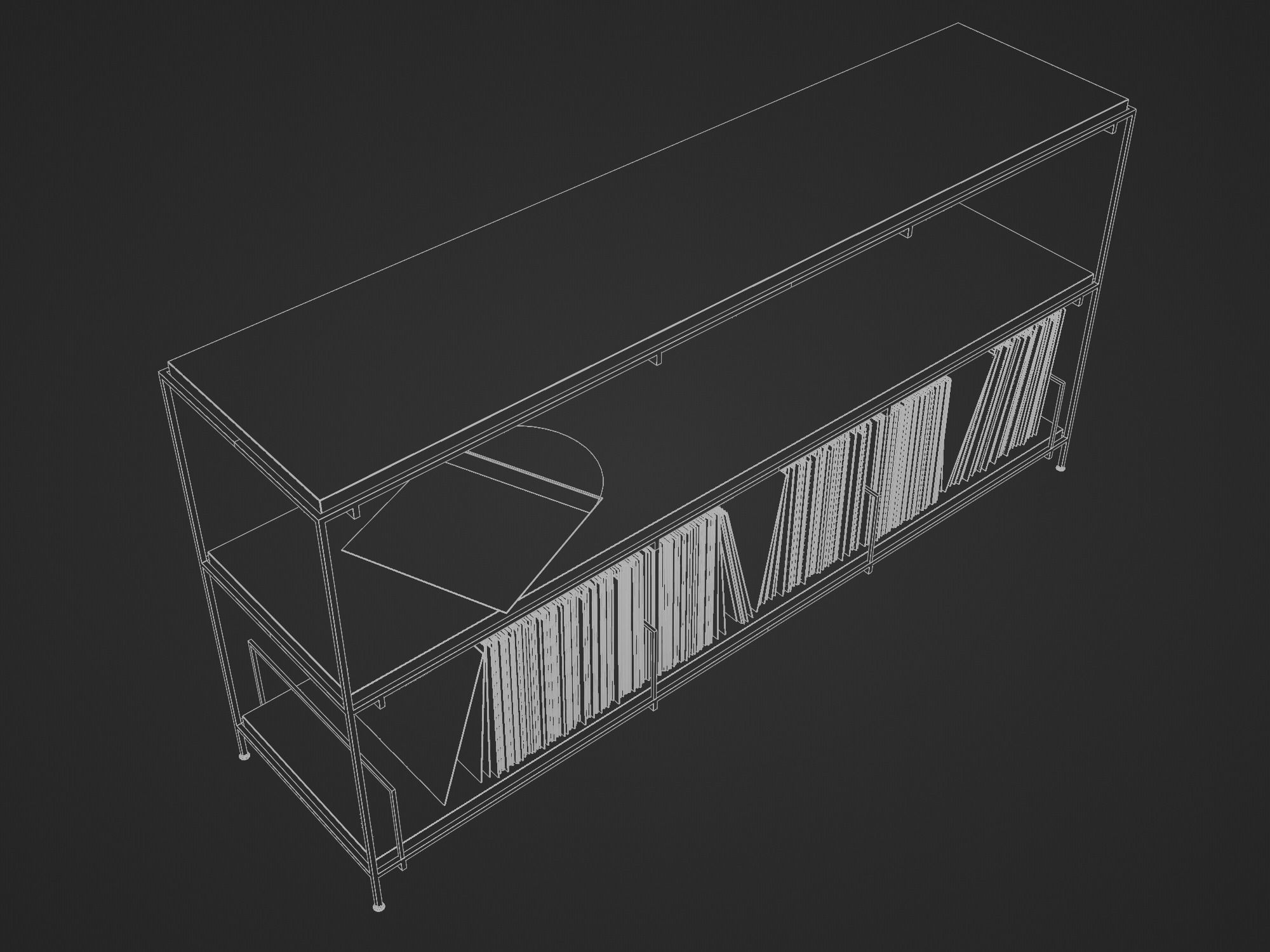 Vinyl Storage No20 3D model_23