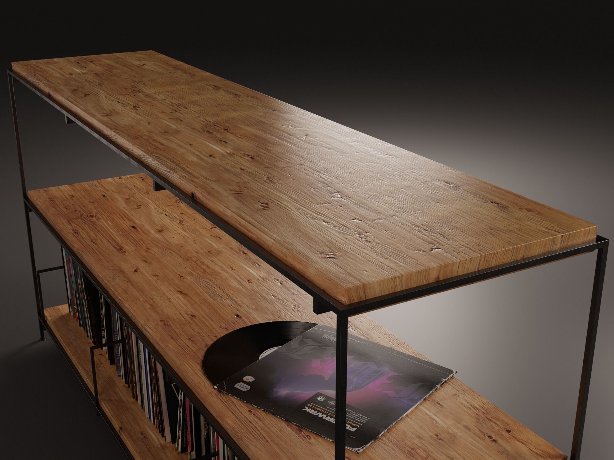 Vinyl Storage No20 3D model_11