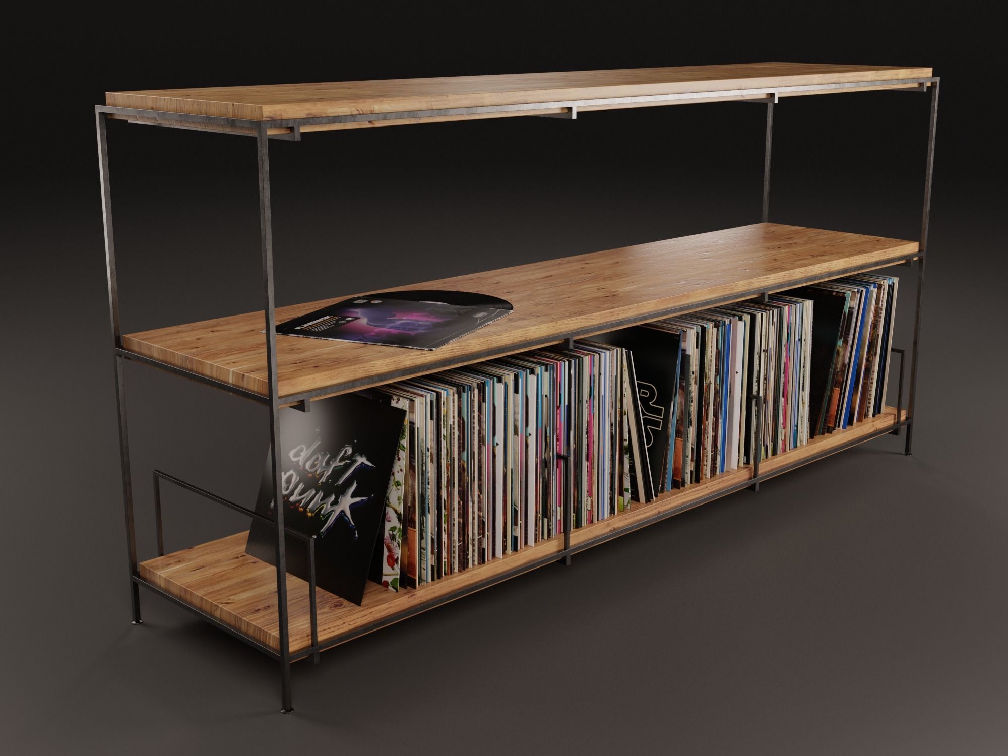 Vinyl Storage No20 3D model_1