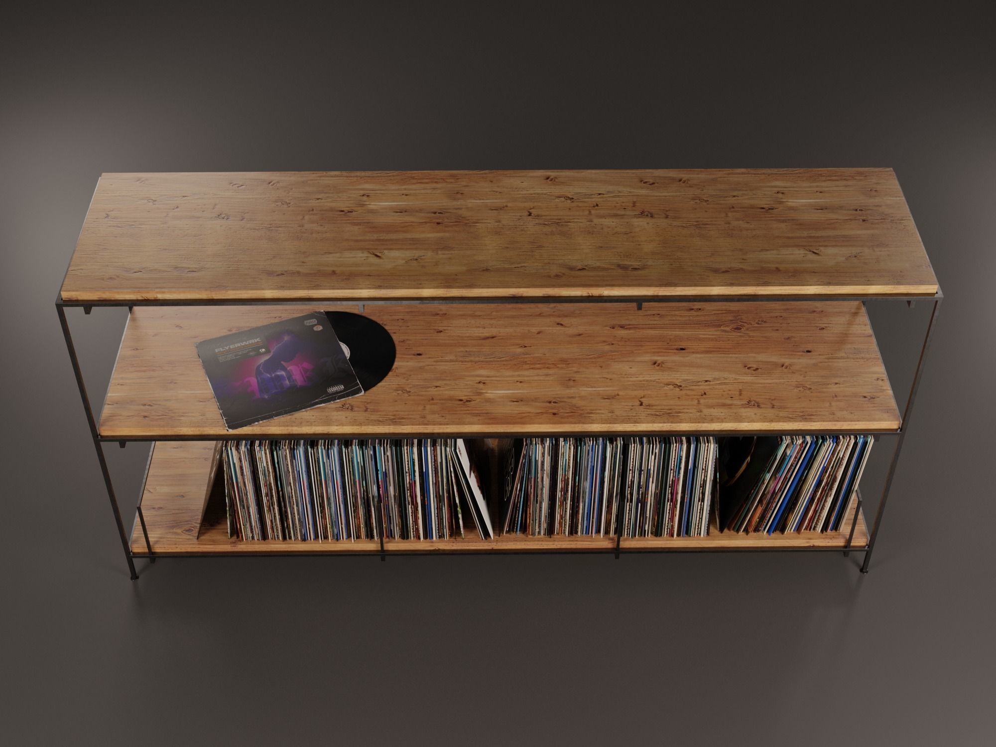 Vinyl Storage No20 3D model_8