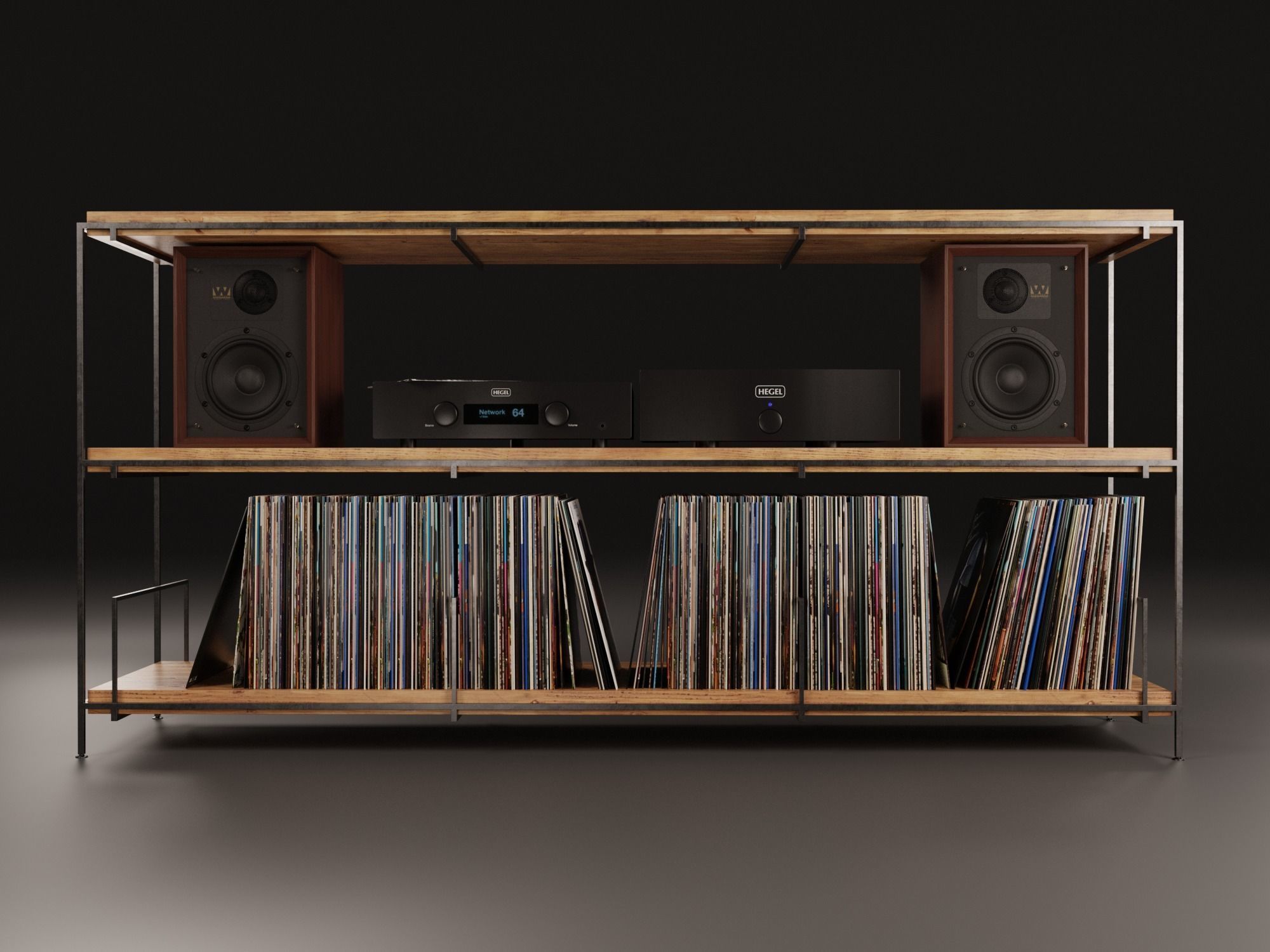 Vinyl Storage No20 3D model_12