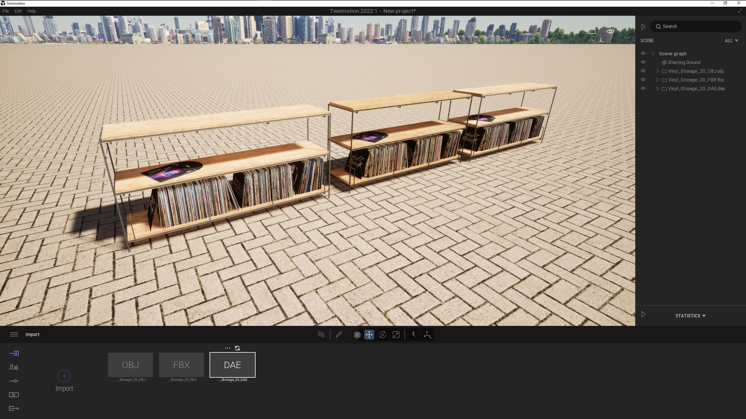 Vinyl Storage No20 3D model_15