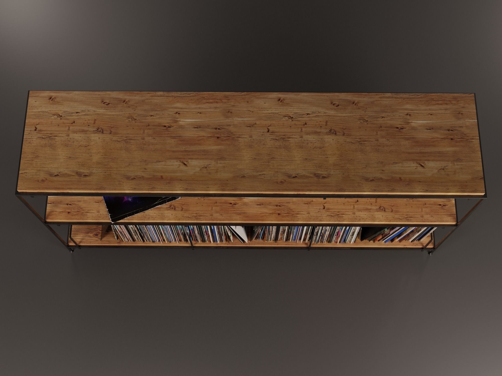 Vinyl Storage No20 3D model_10