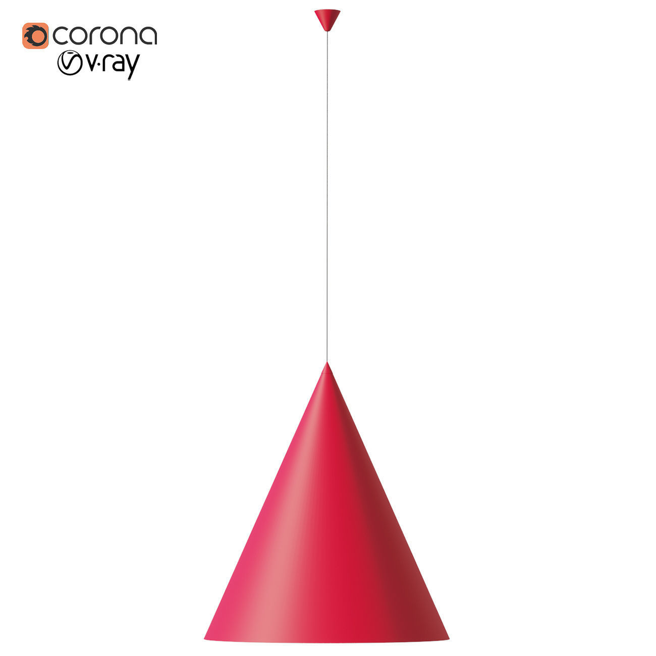 w151 Extra large pendant 3D model_9