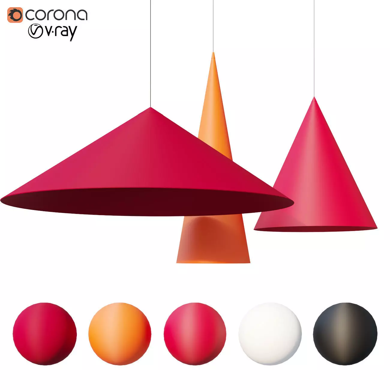 w151 Extra large pendant 3D model_0