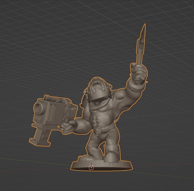 Warhammer 40K orks  3D print model_1