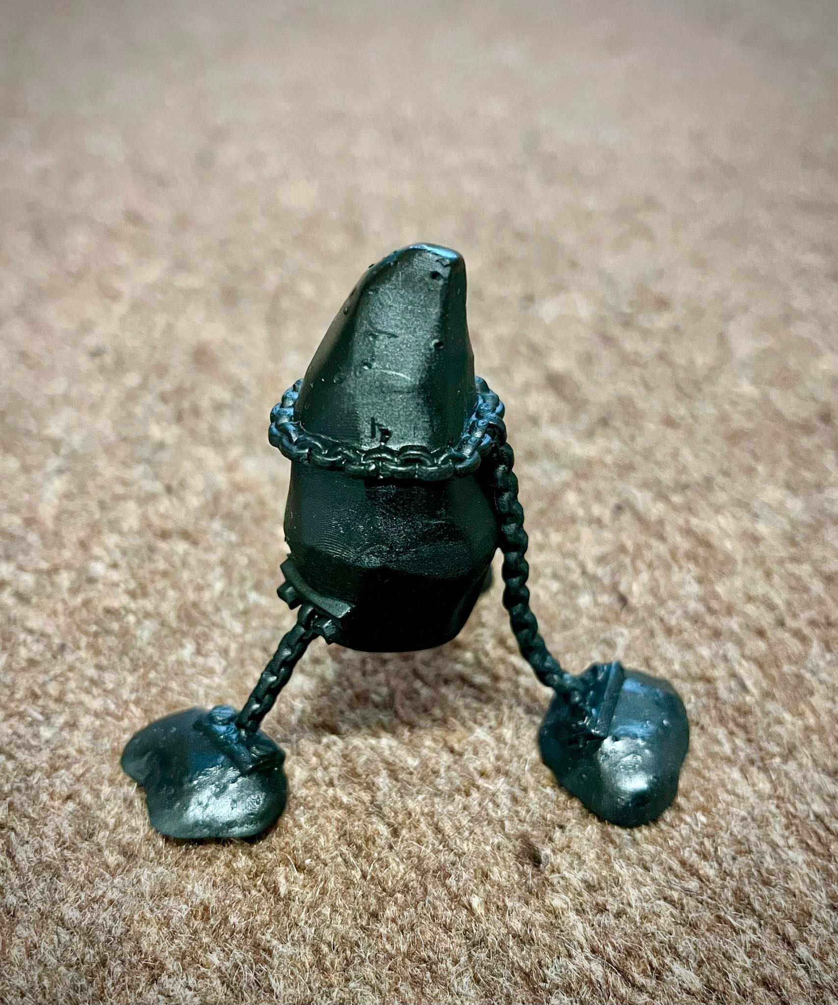 chained flying boulder 3D print model_1