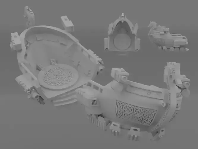 space viking hover chariot