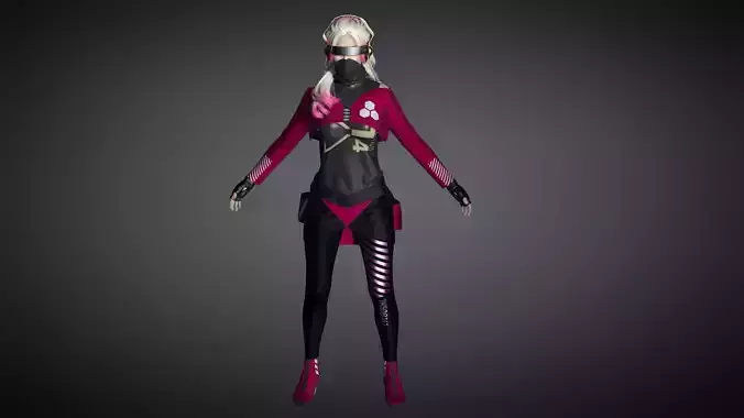 AAA Cyber Punk Female Character 04