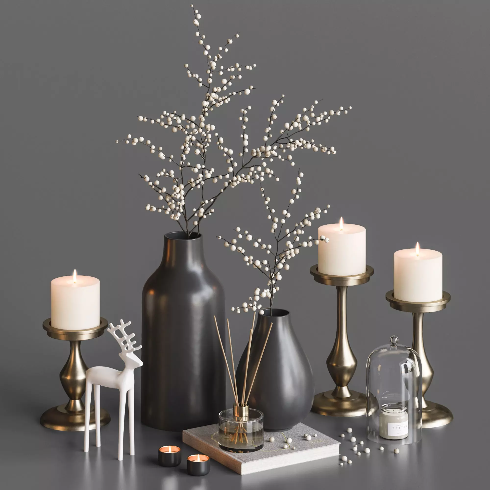 Decorative set 34 3D model_0