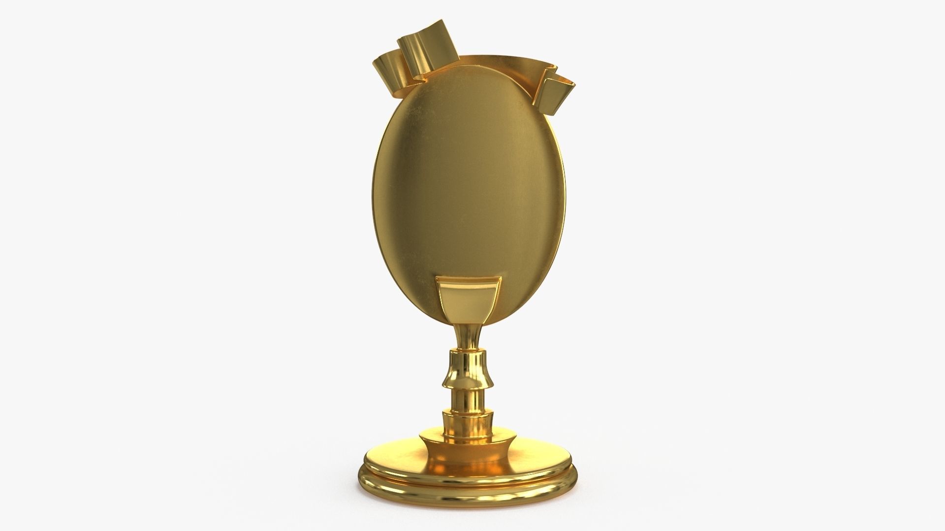 Award Trophy 04 Low-poly 3D model_7
