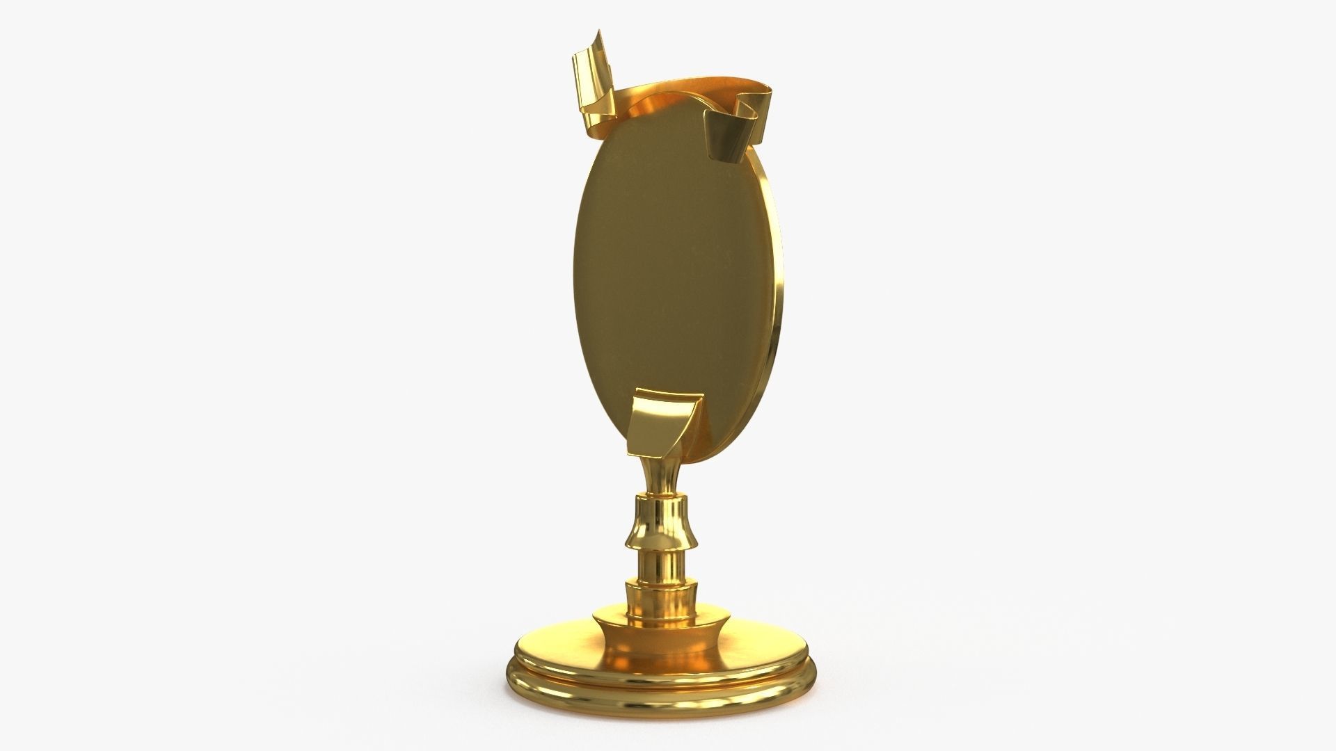 Award Trophy 04 Low-poly 3D model_8