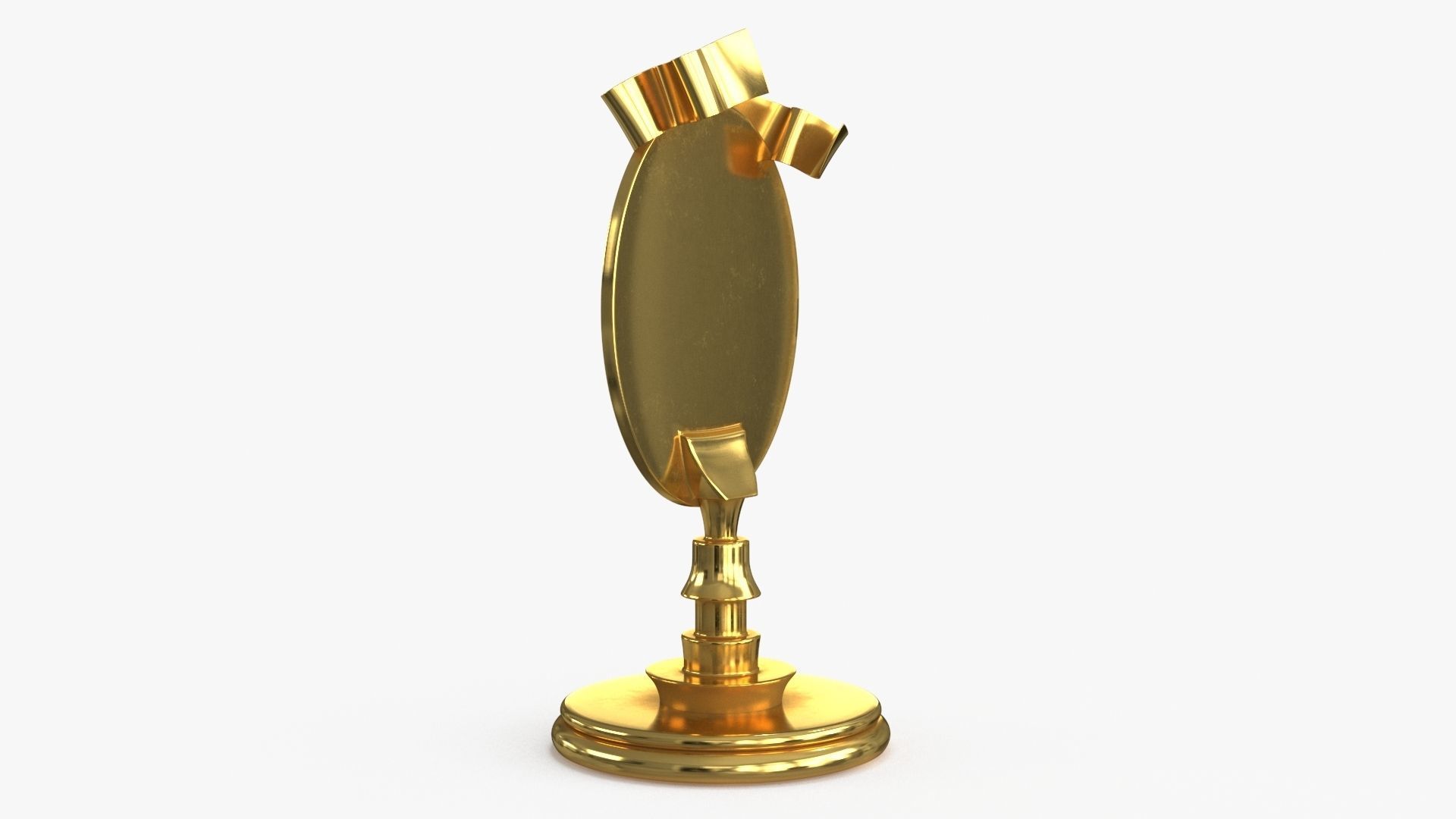 Award Trophy 04 Low-poly 3D model_6