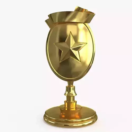 Award Trophy 04 Low-poly 3D model