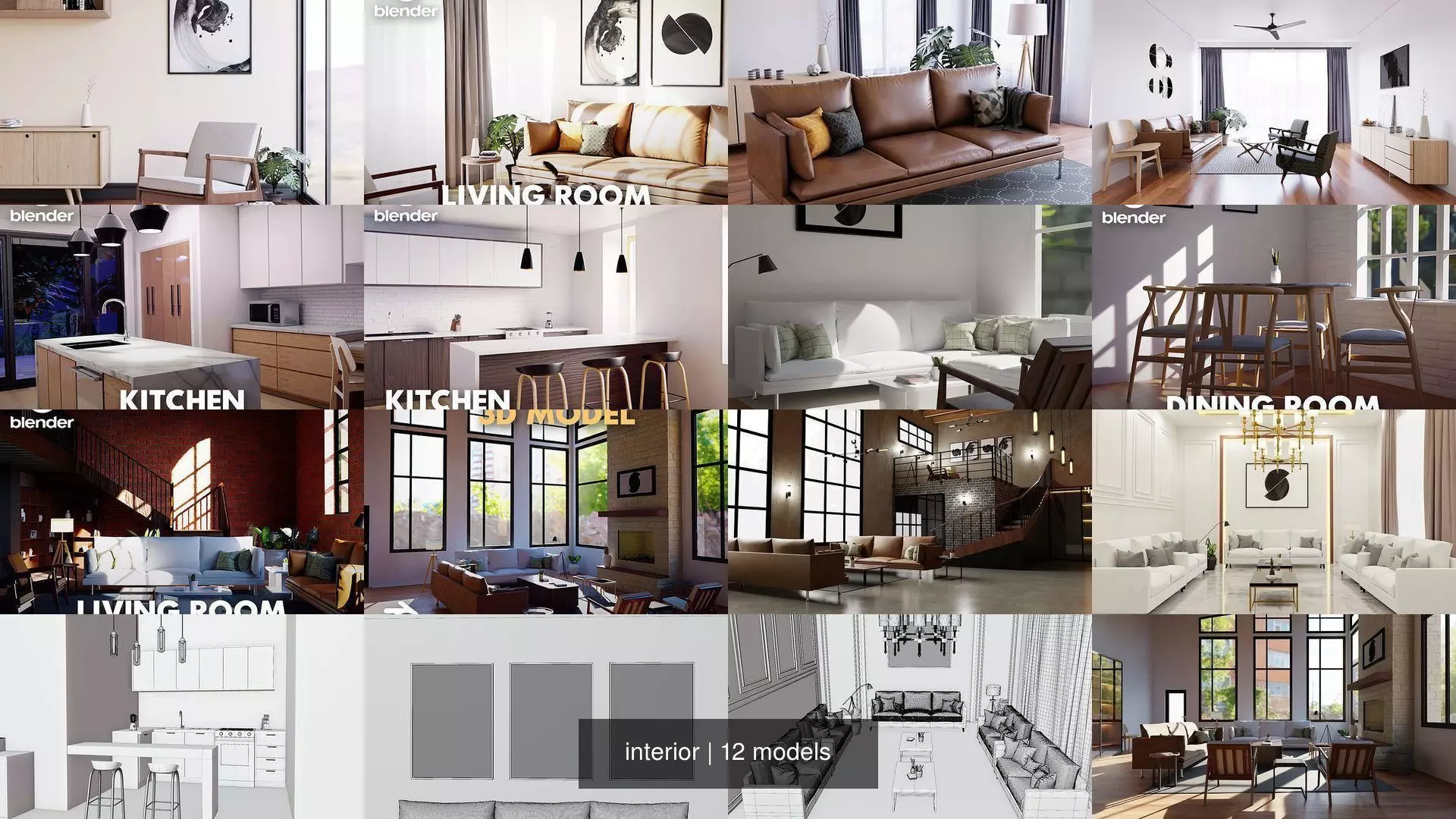 interiors interior design file 3D Model Collection_0