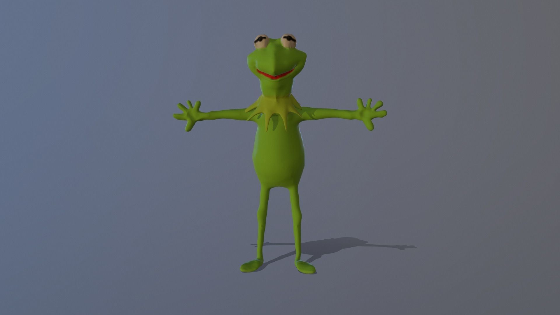 Kermit the frog 3D model_1
