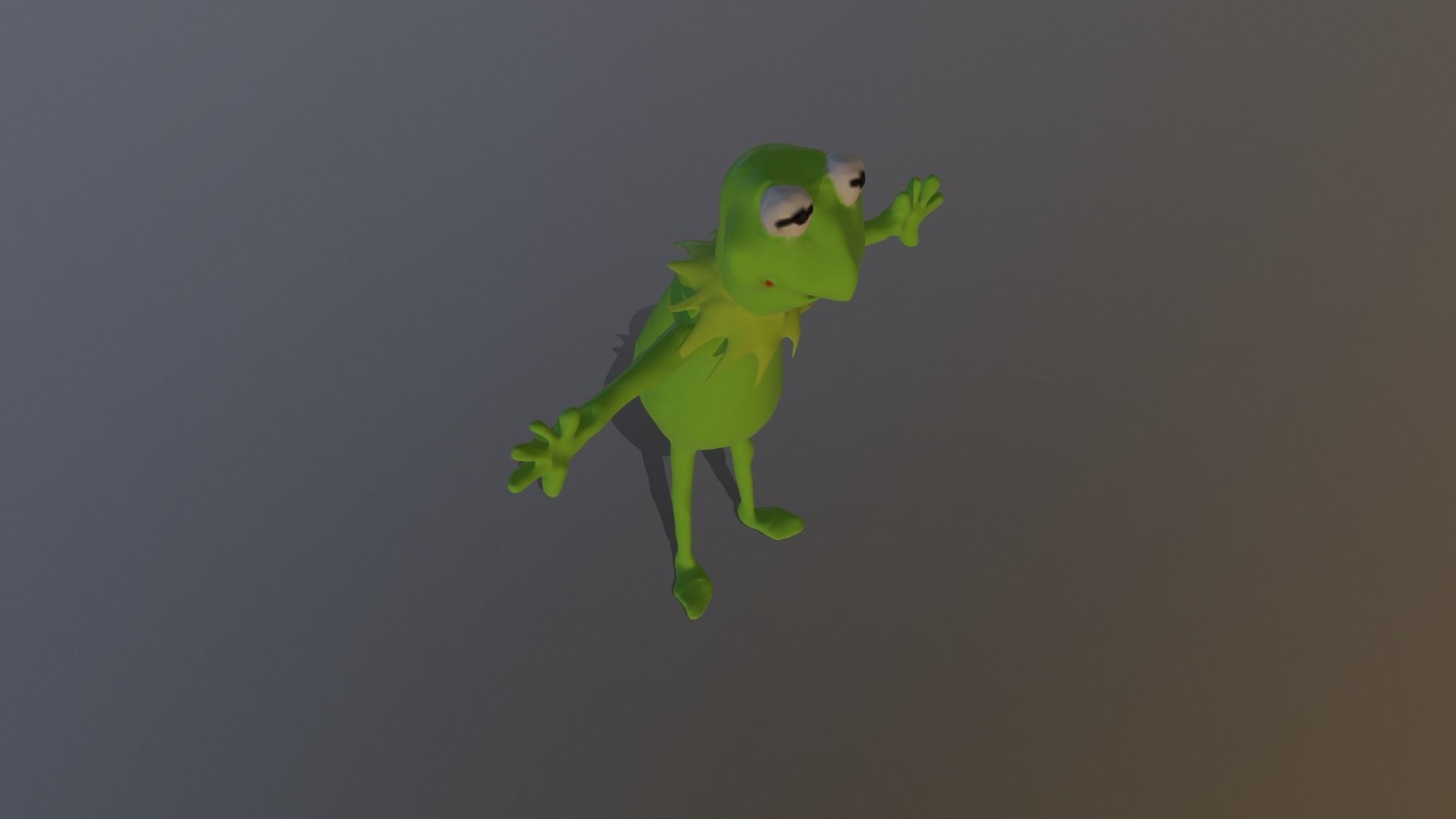 Kermit the frog 3D model_2