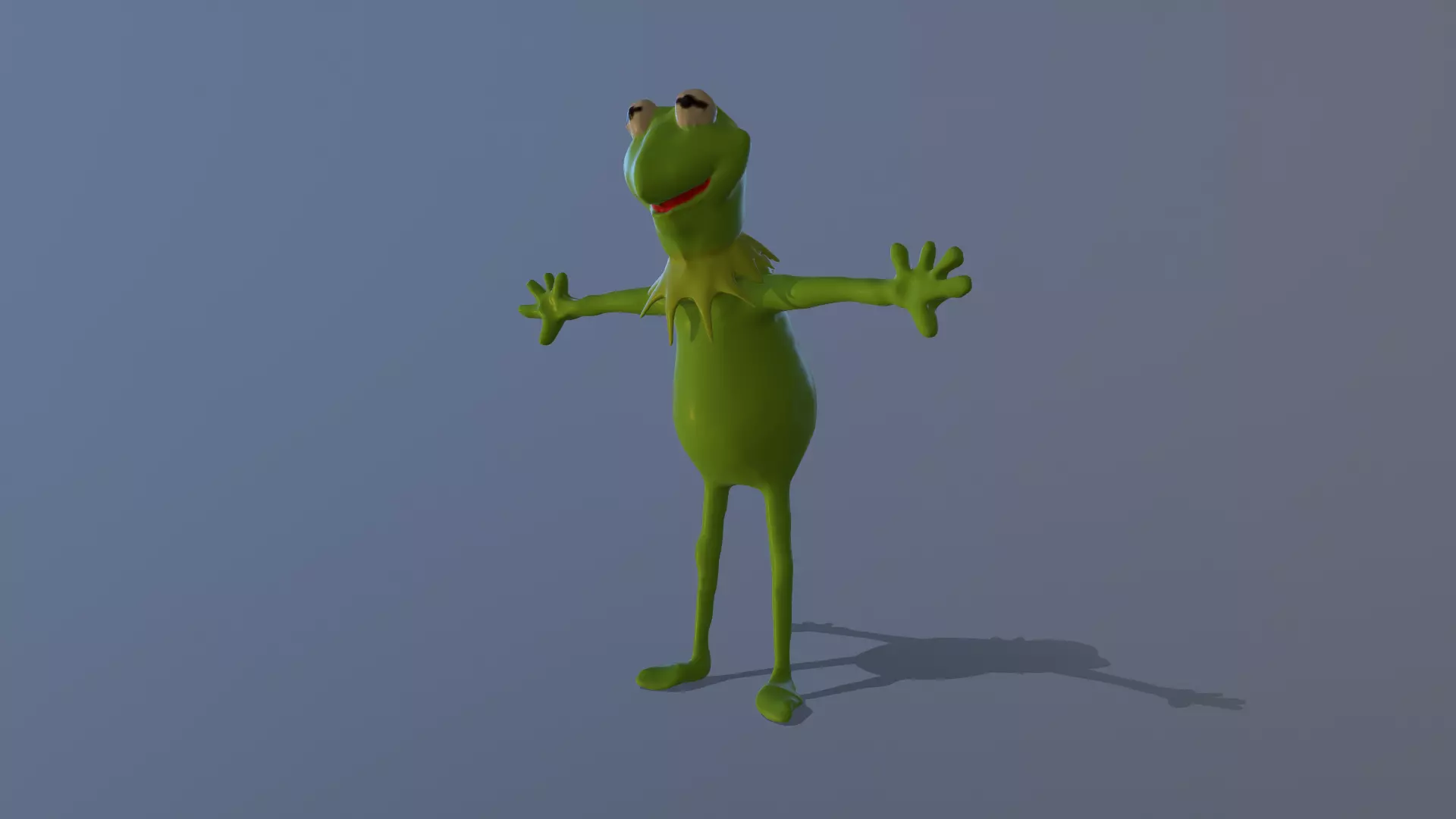 Kermit the frog 3D model_0