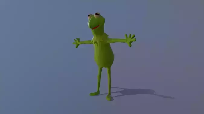 Kermit the frog 3D model