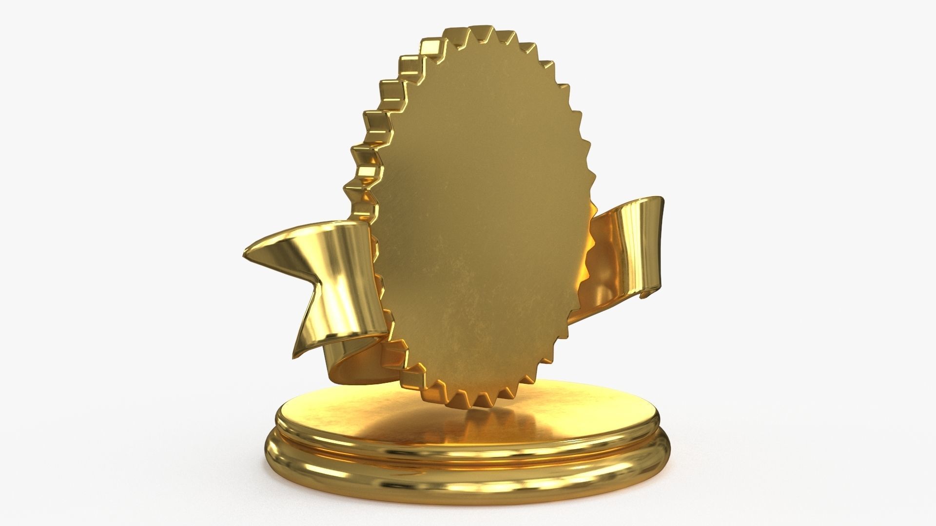 Award Trophy 06 Low-poly 3D model_6