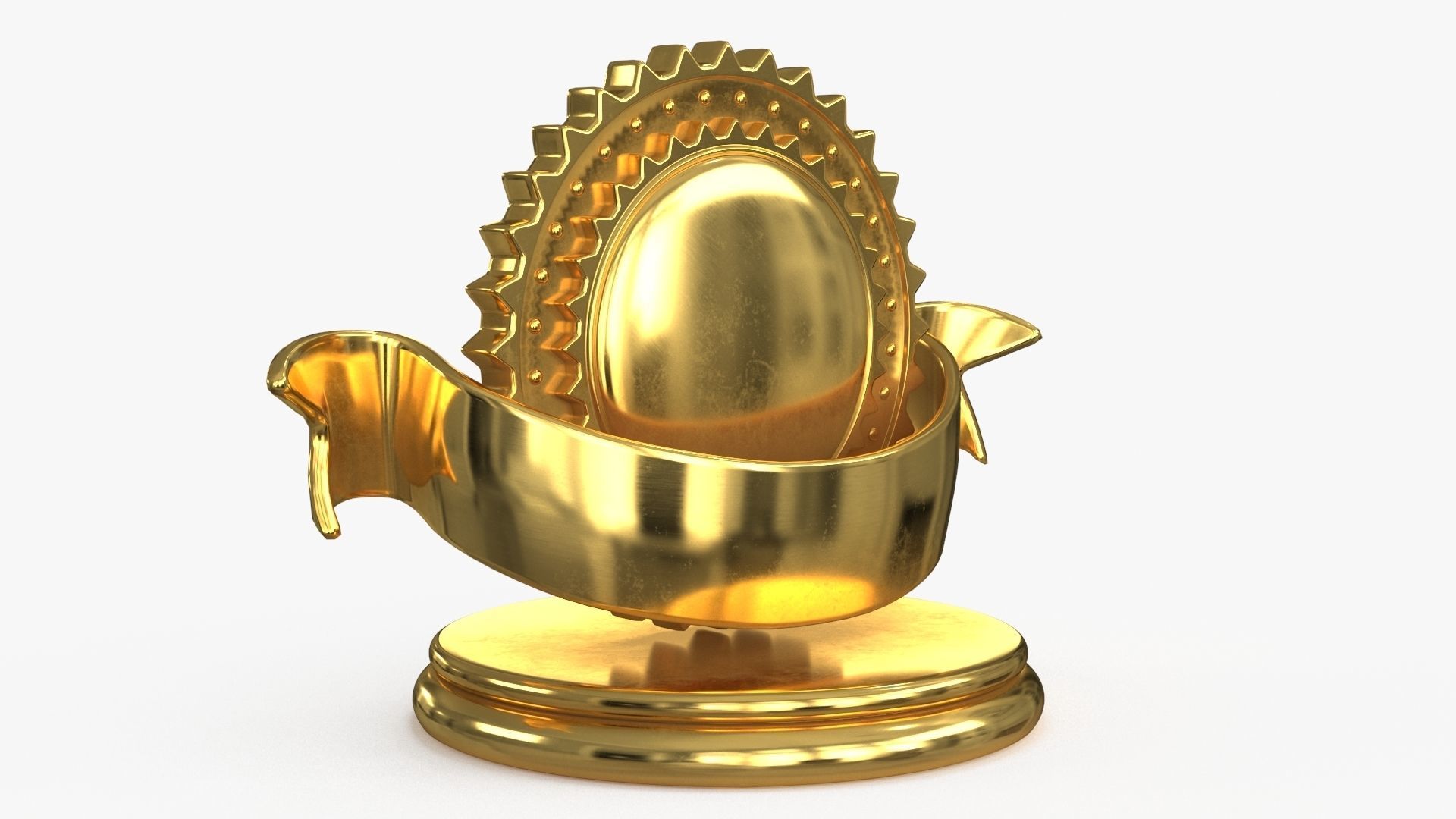 Award Trophy 06 Low-poly 3D model_10