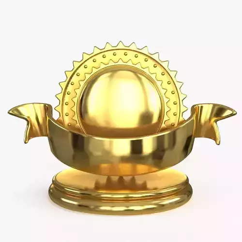 Award Trophy 06 Low-poly 3D model