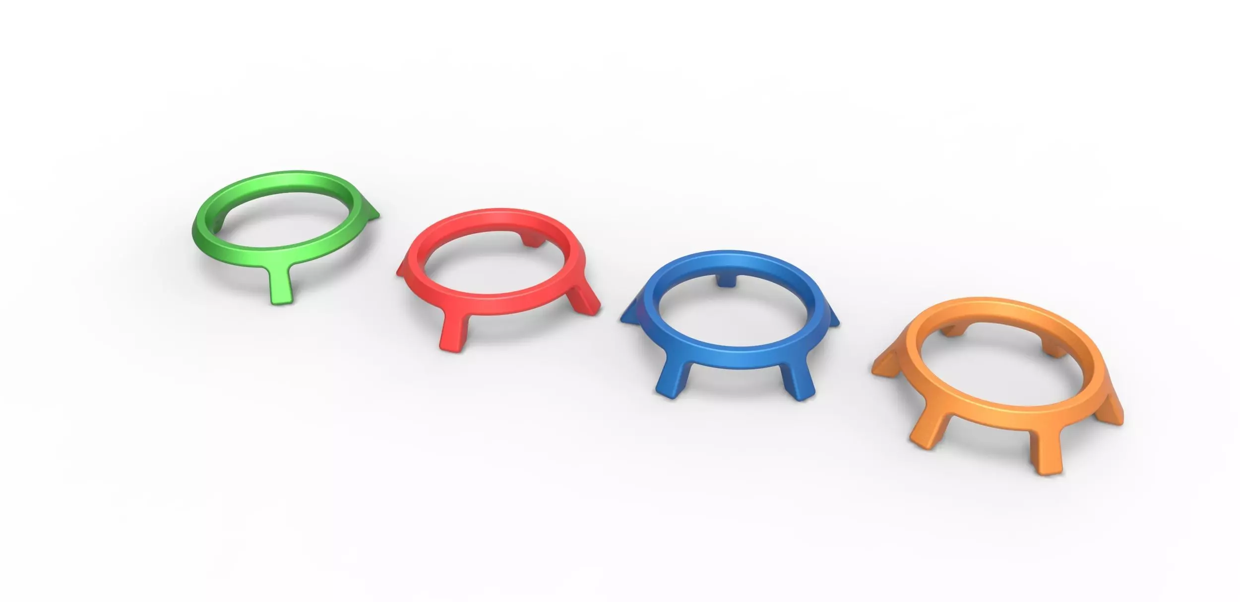 Pokeball stand Set 1 3D print model_0