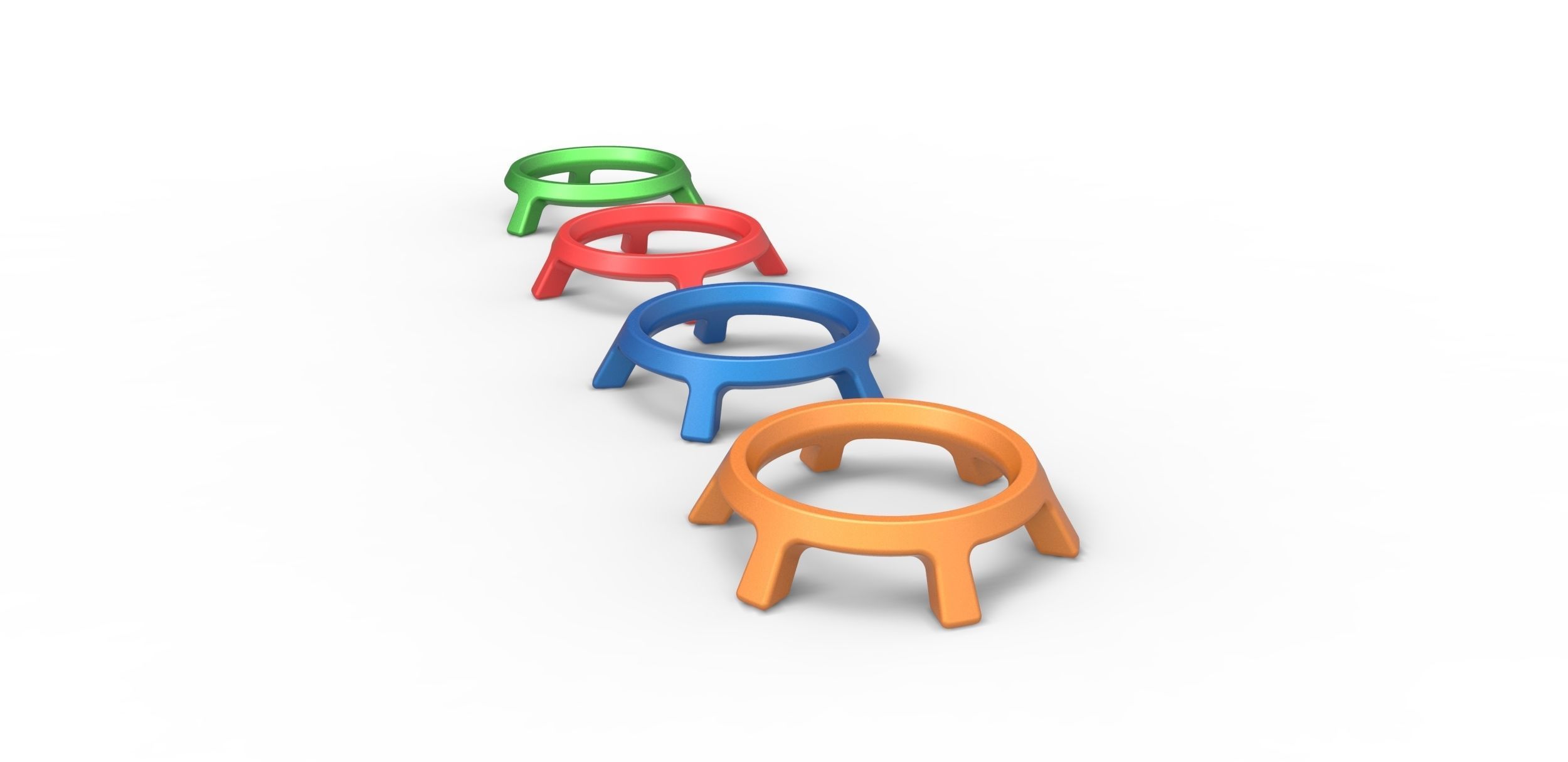 Pokeball stand Set 1 3D print model_2